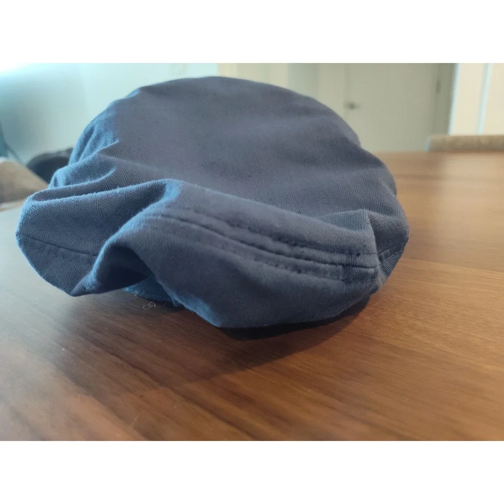 Epoch Hats Company Blue Herringbone Greek Fisherman Fiddler Cap Hat CD2790